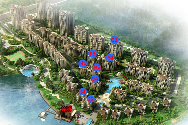 蓝湖海韵效果图